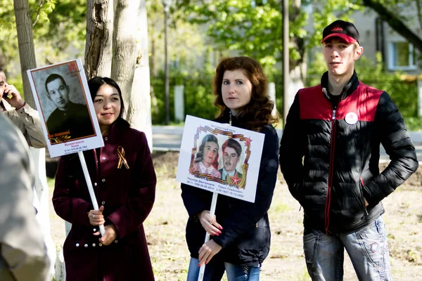 Petropavlovsk 9 Mayıs 2016: sakinleri unutulmaz Alayı 