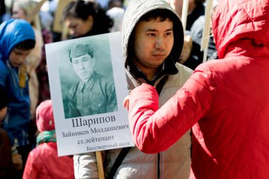 Petropavlovsk 9 Mayıs 2016: sakinleri unutulmaz Alayı 