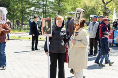 Petropavlovsk 9 Mayıs 2016: sakinleri unutulmaz Alayı 