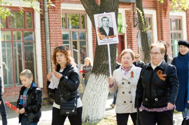 Petropavlovsk 9 Mayıs 2016: sakinleri unutulmaz Alayı 