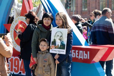 Petropavlovsk 9 Mayıs 2016: sakinleri unutulmaz Alayı 