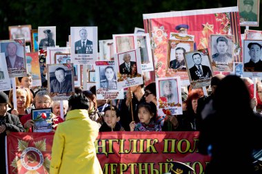 Petropavlovsk 9 Mayıs 2016: sakinleri unutulmaz Alayı 