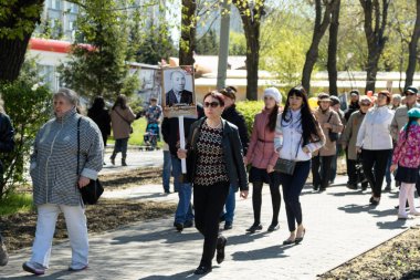 Petropavlovsk 9 Mayıs 2016: sakinleri unutulmaz Alayı 