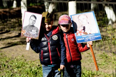 Petropavlovsk 9 Mayıs 2016: sakinleri unutulmaz Alayı 