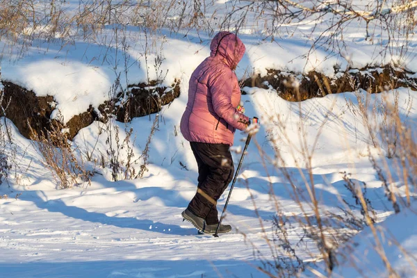 Pietropawłowsk Kazachstan Grudnia 2018 Ludzie Narciarskiego Snow Zima Kazachstan Obiekty — Zdjęcie stockowe