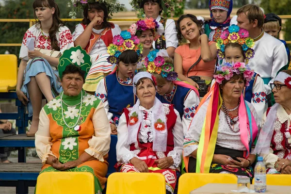 Petropavlovsk Kasachstan Juli 2016 Festival Jahre Nordkasachstan Massenfeier Ethnische Volksgruppen — Stockfoto