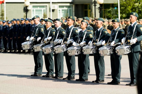 Petropavlovsk Mei 2016 Feestdag Verdediger Van Het Vaderland Dag Gevierd — Stockfoto