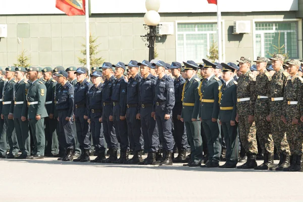 Petropavlovsk Maj 2016 Helgdag Försvarare Fäderneslandsförsvararens Dag Firade Den Maj — Stockfoto