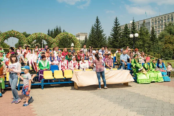 Petropavlovsk Kazakstan Juli 2016 Festival Regionen Norra Kazakstan Massa Firande — Stockfoto