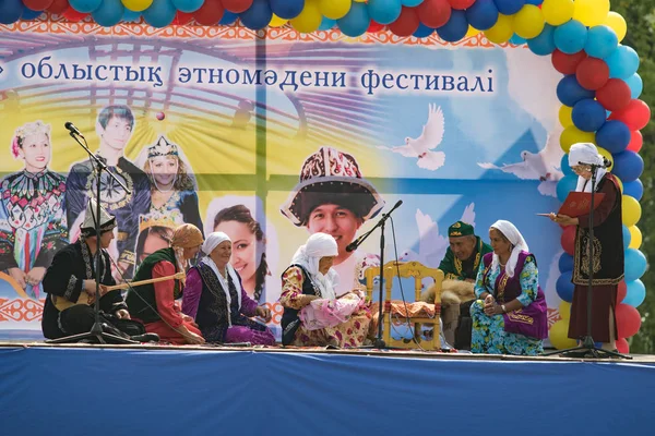 Petropavlovsk Kazajstán Julio 2016 Festival Años Región Del Norte Kazajstán — Foto de Stock