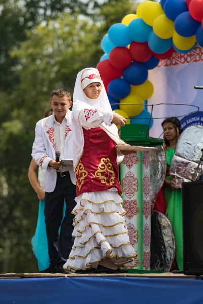 Petropavlovsk Kazachstán Července 2016 Festival Let Regionu Severní Kazachstán Etnické — Stock fotografie