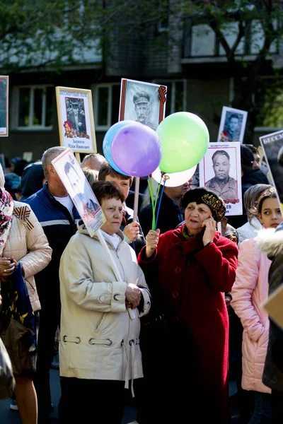 Petropavlovsk 9 Mayıs 2016: sakinleri unutulmaz Alayı 