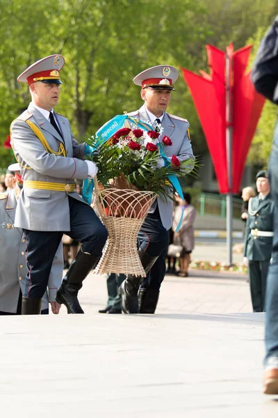 Петропавловский Мая 2016 Государственный Праздник День Защитника Отечества Отмечают Мая — стоковое фото