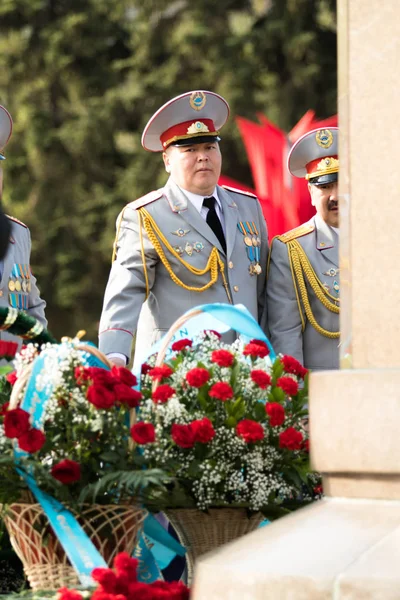 Petropavlovsk Mai 2016 Feiertag Verteidiger Des Vaterlandes Der Mai Kasachstan — Stockfoto