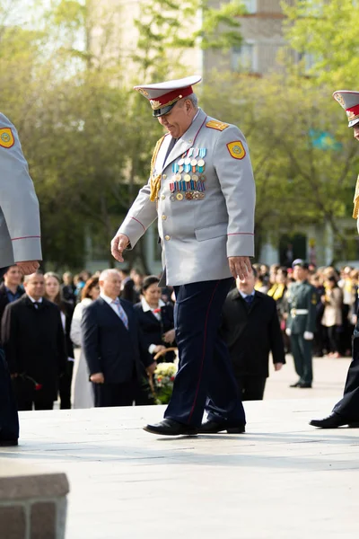 Petropavlovsk Mai 2016 Jours Fériés Journée Défenseur Patrie Célébrée Mai — Photo