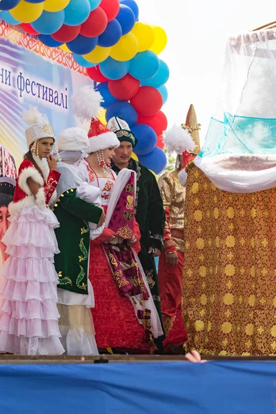 Petropavlovsk Καζακστάν Ιουλίου 2016 Φεστιβάλ Χρόνια Από Την Περιοχή Της — Φωτογραφία Αρχείου