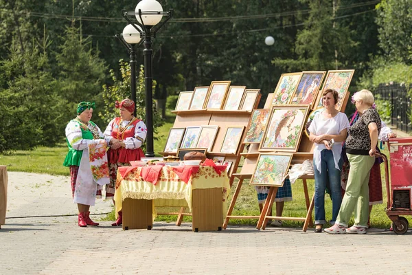 Pietropawłowsk Kazachstan Lipiec 2016 Festiwal Lat Regionie Północnego Kazachstanu Uroczystości — Zdjęcie stockowe