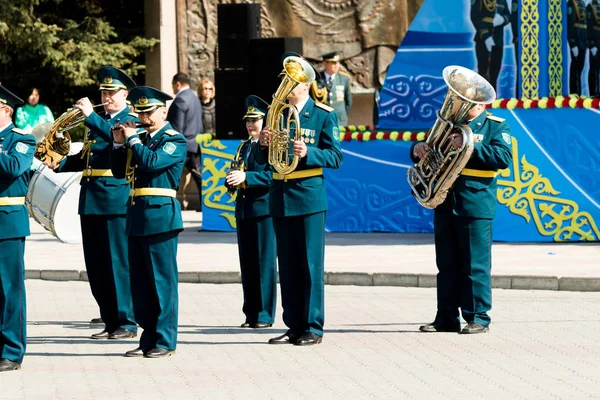 Petropavlovsk Mai 2016 Feiertag Verteidiger Des Vaterlandes Der Mai Kasachstan — Stockfoto
