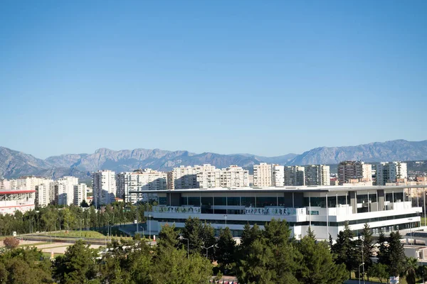 Antalya Turquía Junio 2017 Paisaje Urbano Antalya Edificios Automóviles Naturaleza — Foto de Stock