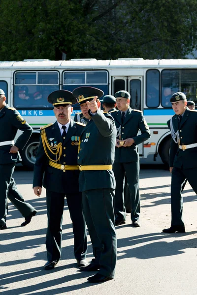 Petropavlovsk Kasachstan Mai 2016 Tag Des Sieges Mai 2016 Petropavlovsk — Stockfoto