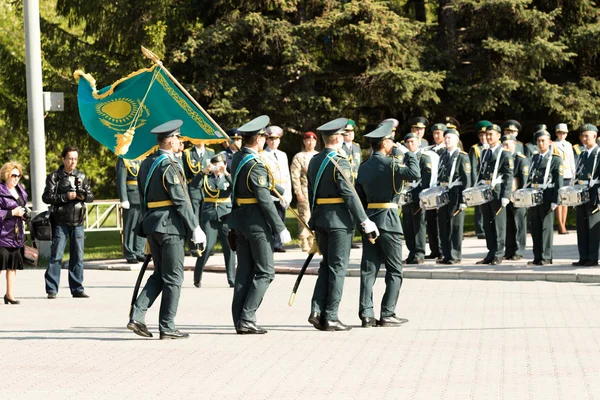 Petropavlovsk Maj 2016 Helgdag Försvarare Fäderneslandsförsvararens Dag Firade Den Maj — Stockfoto