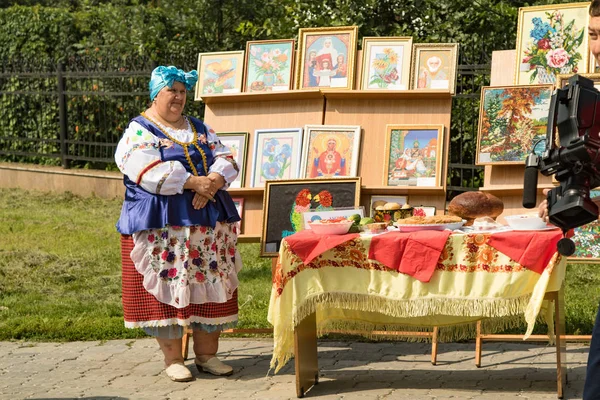 Petropavlovsk Kazakhstan Juli 2016 Festival Tahun Wilayah Kazakhstan Utara Orang — Stok Foto