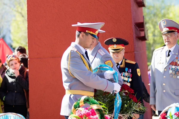 Petropavlovsk Kazakhstan Mai 2016 Jour Victoire Mai 2016 Petropavlovsk Kazakhstan — Photo