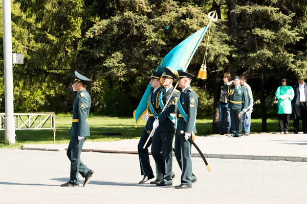 Petropavlovsk Mayo 2016 Fiesta Pública Día Del Defensor Patria Celebrado —  Fotos de Stock