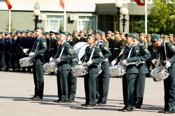 Petropavlovsk Maj 2016 Helgdag Försvarare Fäderneslandsförsvararens Dag Firade Den Maj — Stockfoto