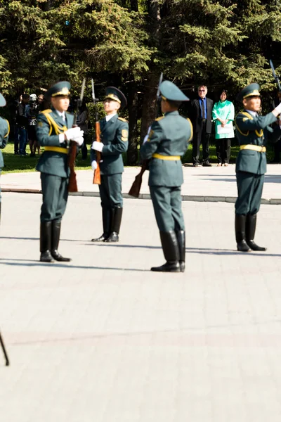 Petropavlovsk Mayo 2016 Fiesta Pública Día Del Defensor Patria Celebrado — Foto de Stock