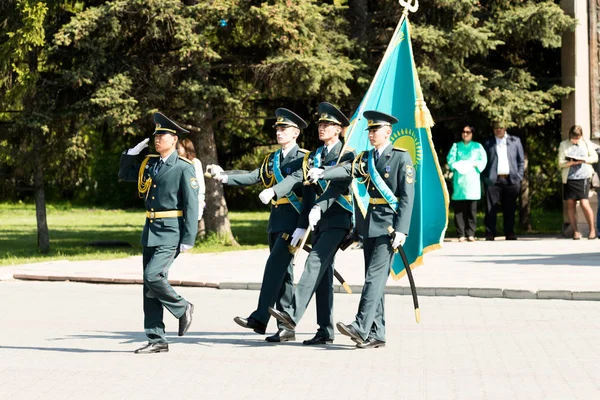 Petropavlovsk Μαΐου 2016 Δημόσια Αργία Υπερασπιστής Της Πατρίδας Ημέρας Εορτάζεται — Φωτογραφία Αρχείου
