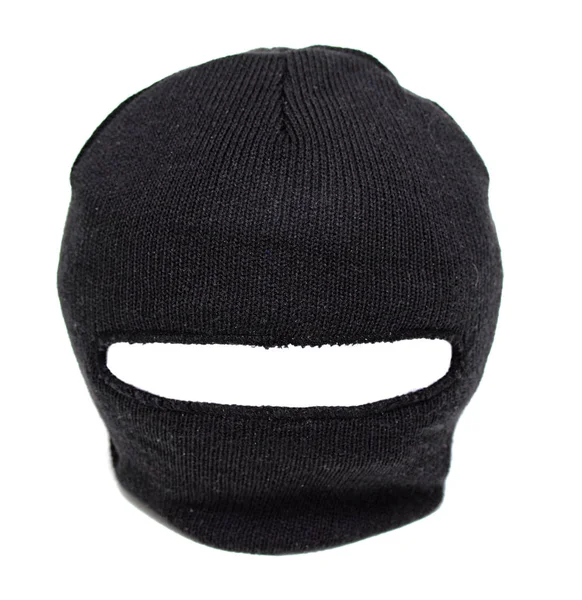 Men Black Beanie Hat — стоковое фото