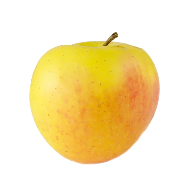 Стигле Яблуко Білому Фоні Ізольовано — стокове фото