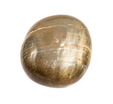 izole beyaz bir arka plan üzerinde renkli düz taş