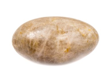 izole beyaz bir arka plan üzerinde renkli düz taş