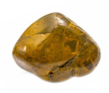 izole beyaz bir arka plan üzerinde renkli düz taş