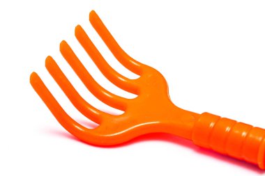 Beyaz arka plan üzerinde plastik komisyon