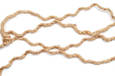 beyaz arkaplanda izole edilmiş ip