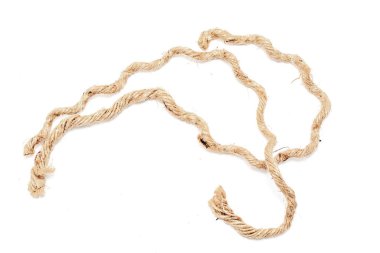 beyaz arkaplanda izole edilmiş ip