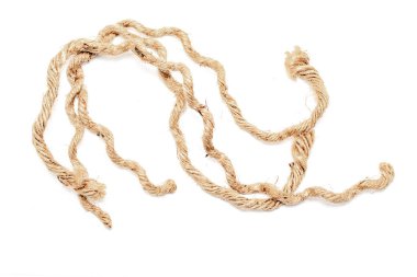 beyaz arkaplanda izole edilmiş ip