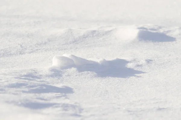 Schneelandschaft Winter Schnee Als Hintergrund — Stockfoto