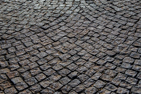 Cobblestones Modèle Haut Comme Une Texture Cadre Complet Fond — Photo