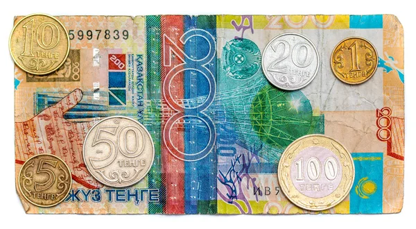 Банкнот Монет Казахстану — стокове фото