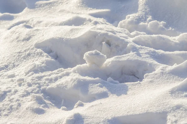 Śnieżny Krajobraz Zima Śnieg Jako Tło — Zdjęcie stockowe