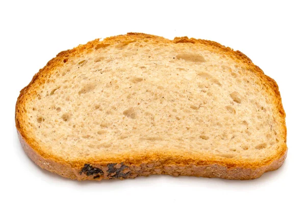 Gesneden Brood Geïsoleerde Witte Achtergrond Fotostudio — Stockfoto