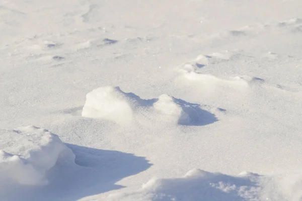 Schneelandschaft Winter Schnee Als Hintergrund — Stockfoto