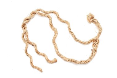 beyaz arkaplanda izole edilmiş ip