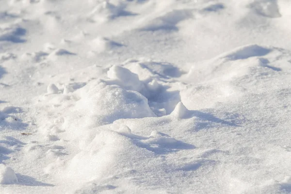 Paesaggio Innevato Inverno Nevicando Come Sfondo — Foto Stock