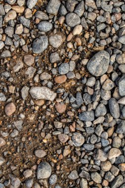 Yuvarlak deniz çakıl arka plan.