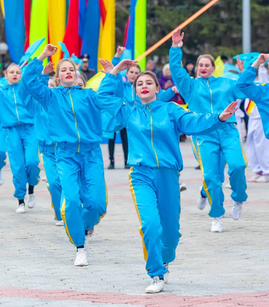 Petropavlovsk Kazachstan Mei 2019 Liederen Dansen Nationale Kostuums Van Volkeren — Stockfoto